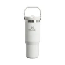 Botella Térmica Stanley Flip Straw Tumbler 10-09993-763 887ML Blanco