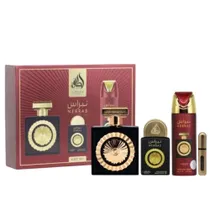 Perfume Lattafa *Kit* Gift Set Vintage Radio Edp 3 Em 1