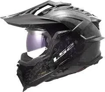 Capacete para Motociclista LS2 MX701 Explorer Carbono Forged Carbon