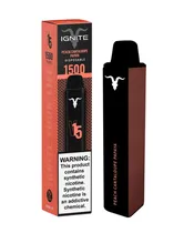 Vape Descartável Ignite V15 / 1500 Puff / 5% Nicotina - Pêssego, Melão e Mamão