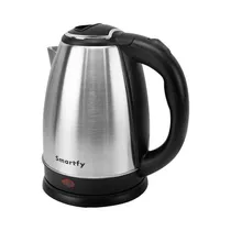 Jarra Eléctrica Smartfy JE02I 1.8L 1000W 110V Plata - Negro
