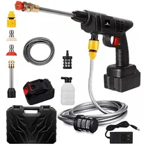 Hidrolavadora Mox MO-LP99 / Lavadora de Alta Pressao Portatil / Recarregavel - Preto