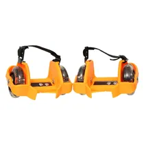 Patins Laranja Adaptado com Rodas de LED