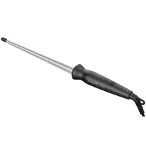 Modelador de Cabelo Gama Salon Curl Conic 220 °C Bivolt - Preto/Prata