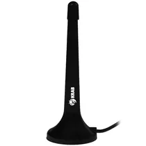 Antena Interna de TV Krab KBANT0260 Recepciona Sinal Uhf e VHF - Preto