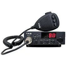 Rádio Amador TKS PX-27 - 80 Canais - AM/FM - Preto