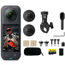 Câmera de Ação INSTA360 X5 Motorcycle Bundle (Cinsaaha) 8K - Preto
