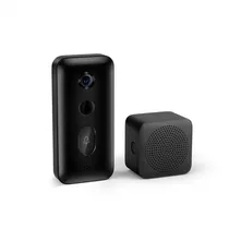 Campainha com Camera de Segurança Inteligente Sem Fio Xiaomi Smart Doorbell 3 2K com Camera e Microfone - Preta