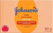 Sabonete Johnson's Baby Glicerinado - 80G