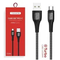 Tomate TC-103CC Cable de Carga Turbo Tipo c/C Black