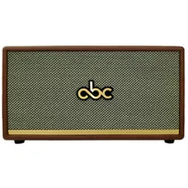 Speaker / Caixa de Som Abc A3065 Portatil / 90W / 6000MAH / Bluetooth / USB / Aux - Marrom