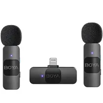 Microfone Boya BY-V2 2TX+1RX Lightning