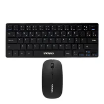 Kit Mouse e Teclado Satellite AK-731 - Sem Fio - 1200 Dpi - Português - Preto