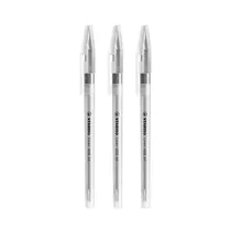 Bolígrafo Stabilo Liner 808M 808M346 Negro 3 Unidades.