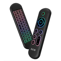 Controle Remoto Universal Luo LU-I13 Air Mouse Teclado / Bluetooth 5.0 / 2.4GHZ - Preto