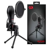 Redragon Micrófono GM200-1 QUASAR2 Kit c/Tripe/Pop Filter Condenser Negro