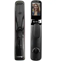 Fechadura Eletrônica para Porta Hye 822A com Câmera - Preta