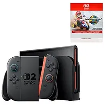 Console Nintendo Switch 2 256GB - Preto + Jogo Mario Kart World Fisico (BEE-s-KB6LA) (U6G)