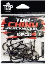 Anzol Top Fishing Chinu Black Nickel 12 com 15 Pçs