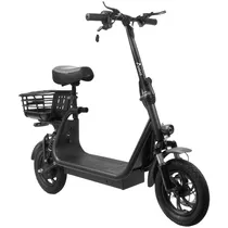 Patinete Elétrico Audisat HL12 350 Watts Rodas de 12" Até 32 KM/H Capacidade 120 KG Autonomia 45 KM - Preto (1 Mês de Garantia)