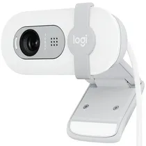 Webcam Logitech Brio 100 USB - Branco/Cinza