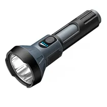 Lanterna Smiling Shark SD-0511 c/ 2 Bateria Preto