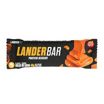 Landerfit Landerbar Protein Dessert Dulce Del Leche Plastico Negro