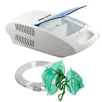 Nebulizador Megastar NR-A72A Até 10 ML/220V - Branco/Azul
