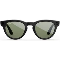 Óculos de Sol Ray Ban Meta Headliner Gen 2 RW4013 com Câmera/Wi-Fi - Shiny Black/Transitions Graphite Green