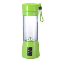 Mini Liquidificador Portátil Recarregável Bigstar Plus BSP1253 / 380ML - Verde