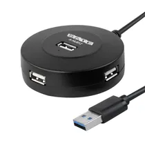 Hub Satellite A-HUB12 - 4 Portas - USB - Preto