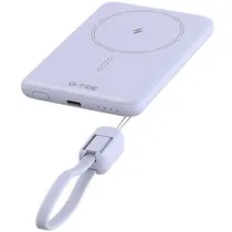 Carregador Portátil Powerbank Wireless G-Tide Slim 01 / 20W / 5000MAH / USB-C - Roxo