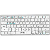 Teclado FTX B1000 Ultra Slim Sem Fio – Prata (Portugues)