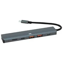 Hub USB Mtek DS-61TC Type-C 6EN1 HDMI/SD