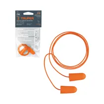 Tapones para Los Oídos Truper 14223 1 Par Naranja