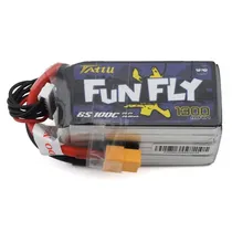 Gens Ace 22.2V 1300MA Funfly 100C Lipo XT60 Tattu