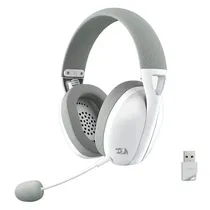 Headset Gamer Redragon Ire Pro H848 Wireless – Blanco Y Gris
