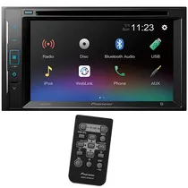 Reprodutor de DVD Pioneer AVH-A245BT 6.2" com USB/Bluetooth/Rádio - Preto